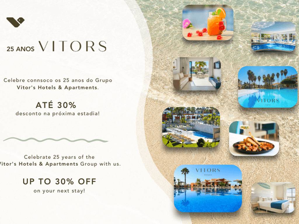 25 anos Vitor's  - Promoção Especial Vitor's Hotels & Apartments